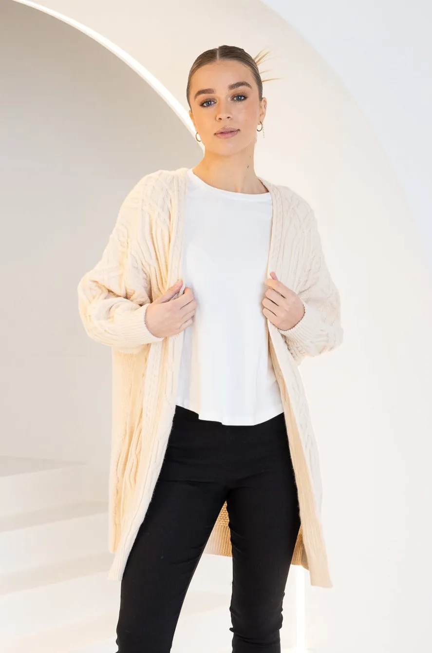 VENUS CARDIGAN - Beige