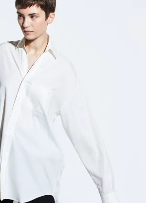 Vince Oversized White Classic Shirt